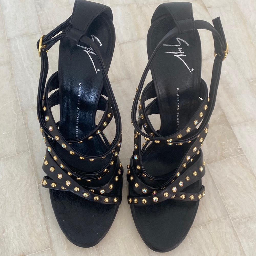 Giuseppe Zanotti design stiletto strappy sandals, size 39